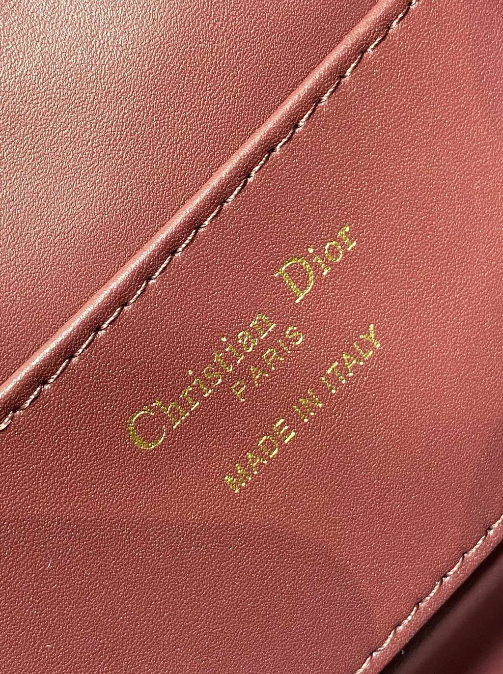 Dior Small 20 Caro Backpack in Plum Purple Macrocannage Lambskin