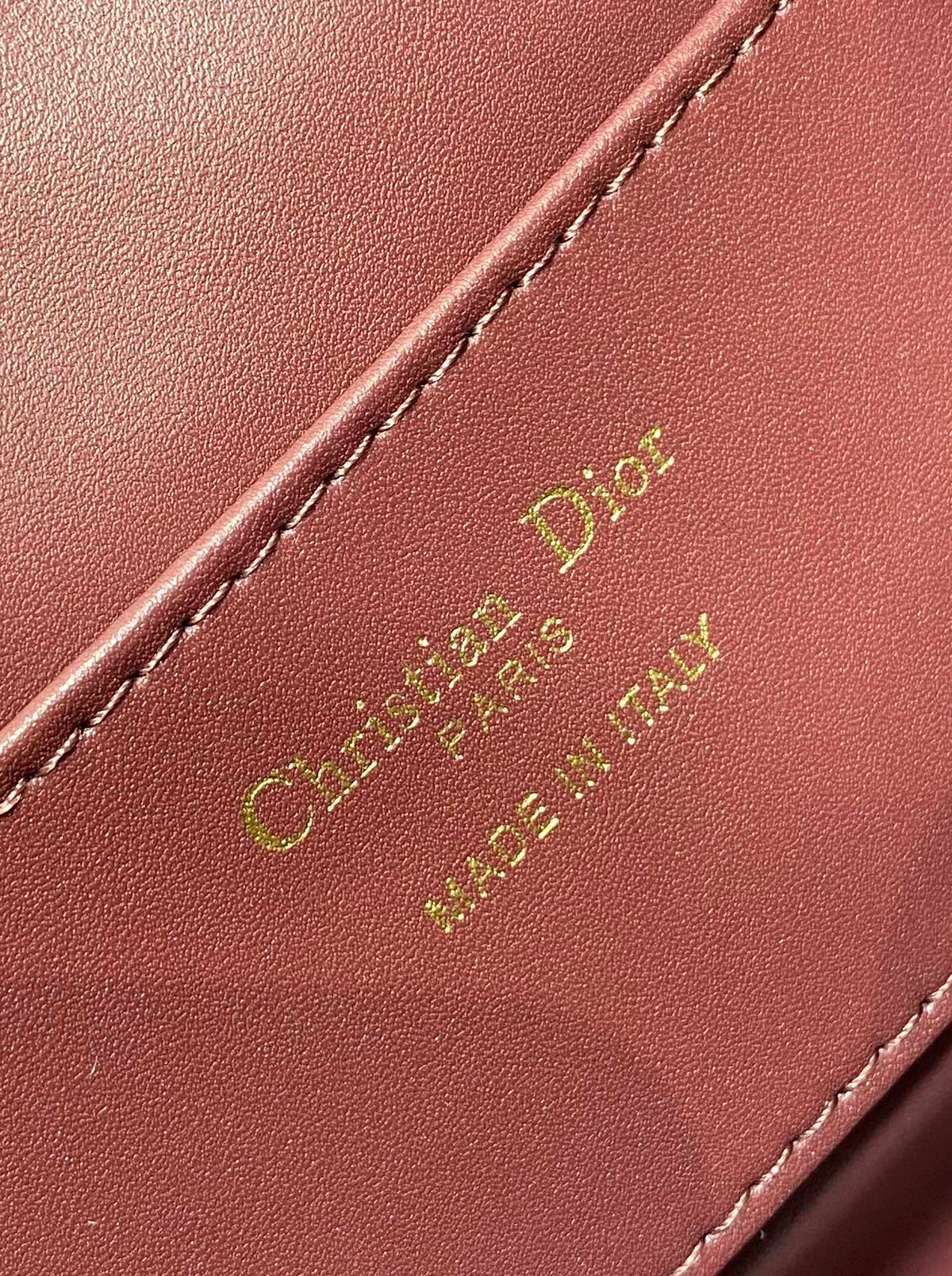 Dior Small 20 Caro Backpack in Plum Purple Macrocannage Lambskin