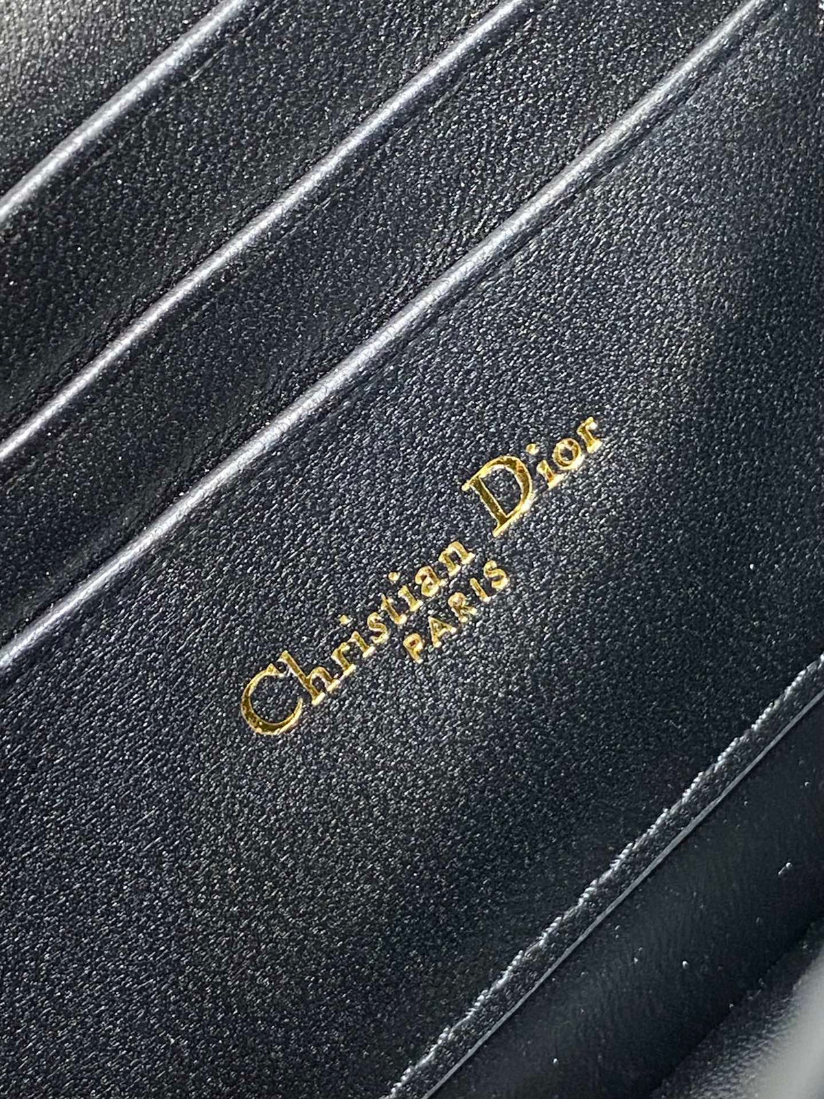Dior Miss Caro Mini 17 Bag in Black Macrocannage Lambskin