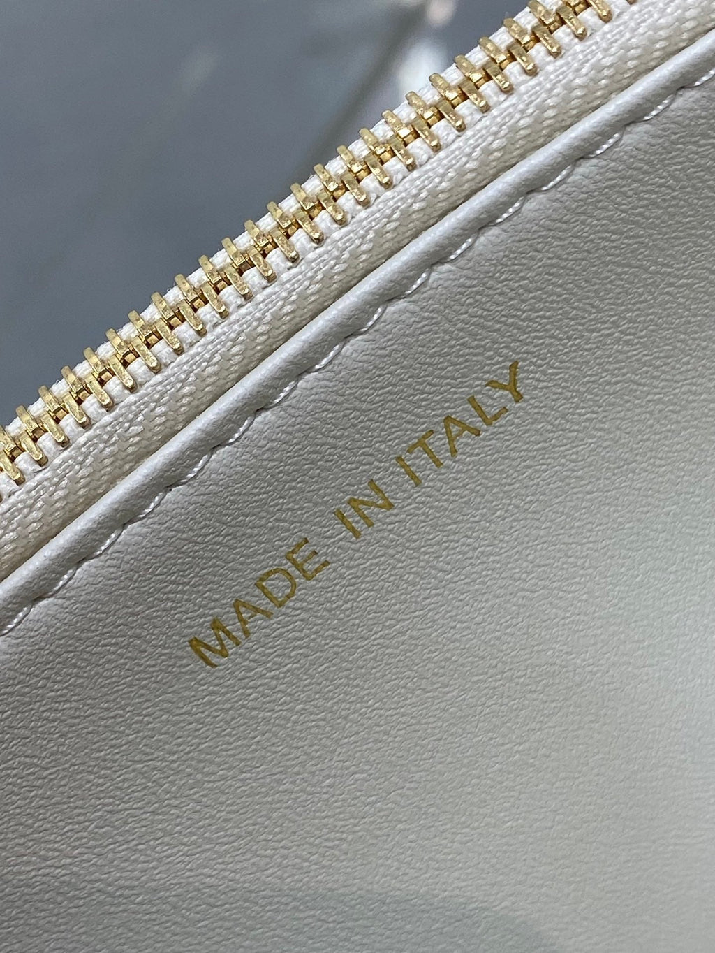 Dior Miss Caro Mini 17 Bag in White Macrocannage Lambskin