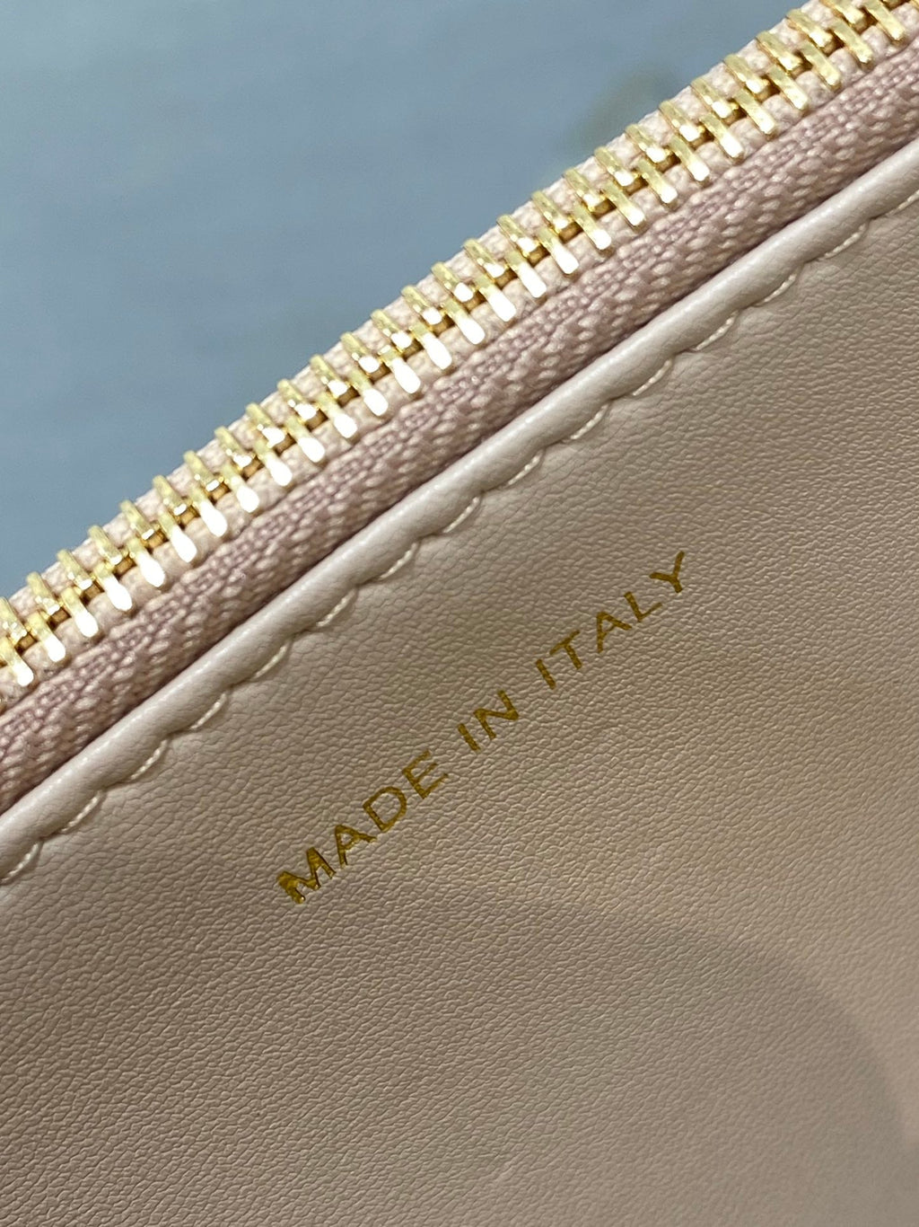 Dior Miss Caro Mini 17 Bag in Powder Beige Macrocannage Lambskin