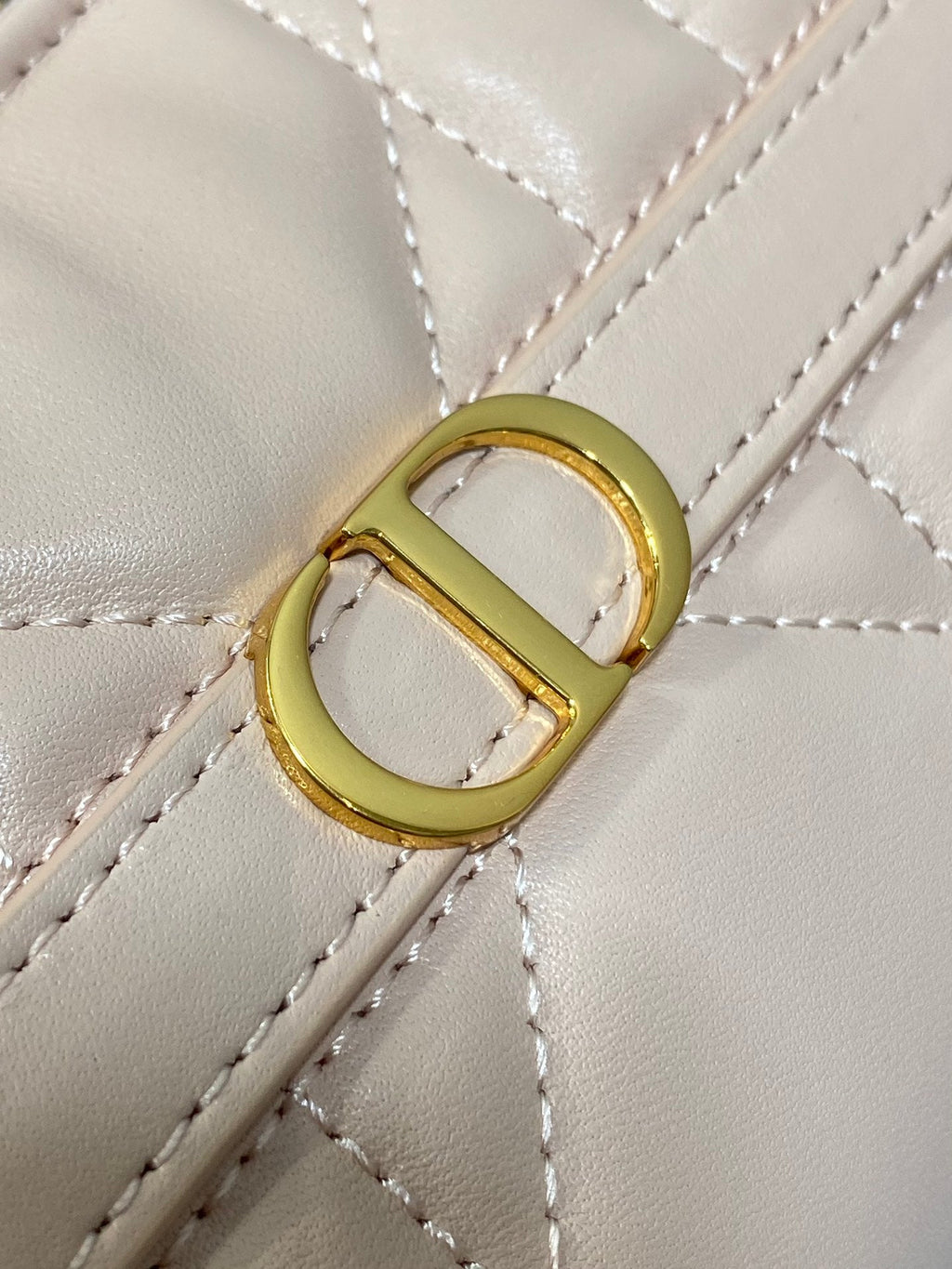 Dior Miss Caro Cigale Mini 24 Bag in Powder Pink Macrocannage Lambskin