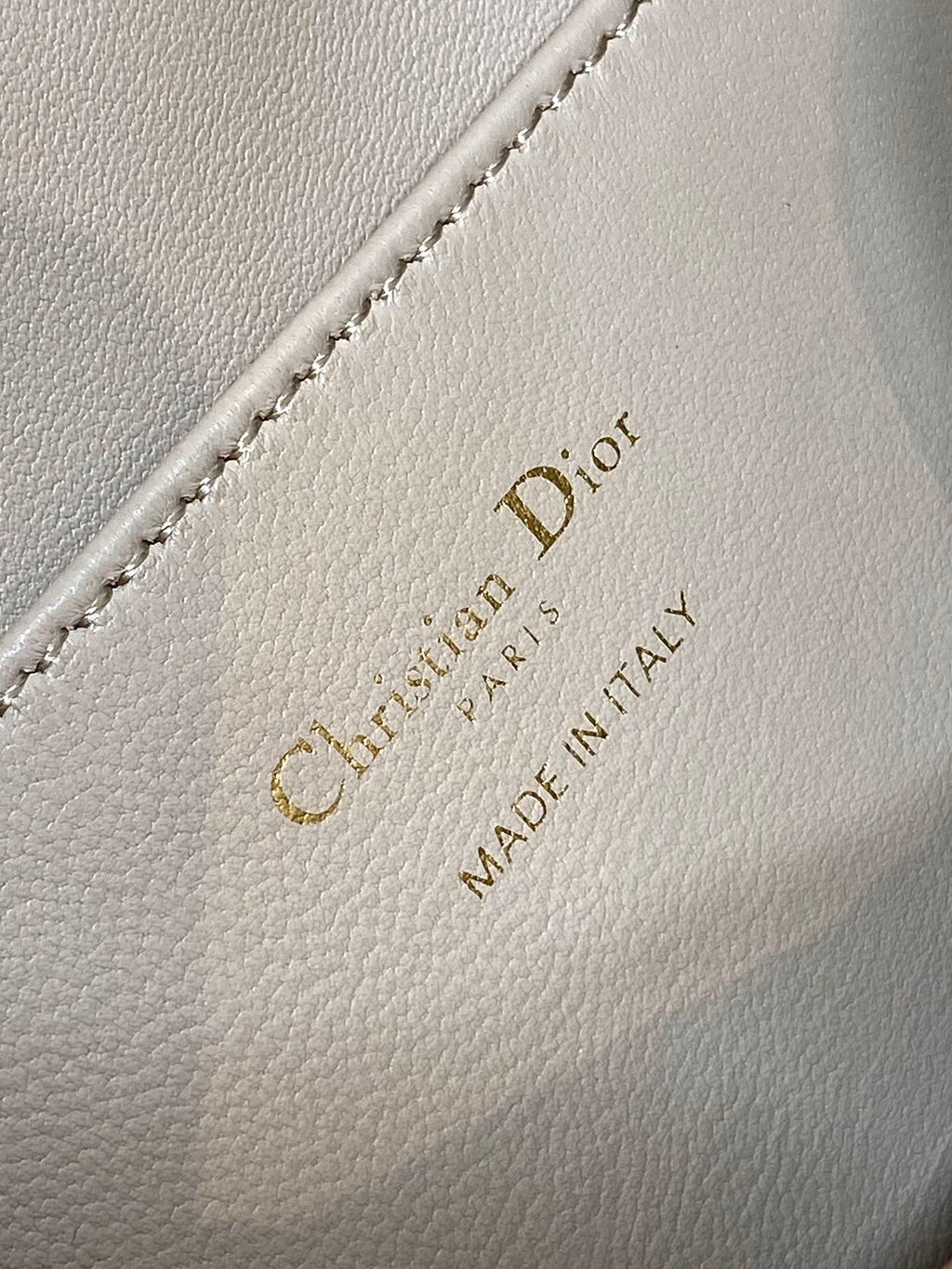 Dior Small 20 Caro Backpack in Almond Beige Macrocannage Lambskin