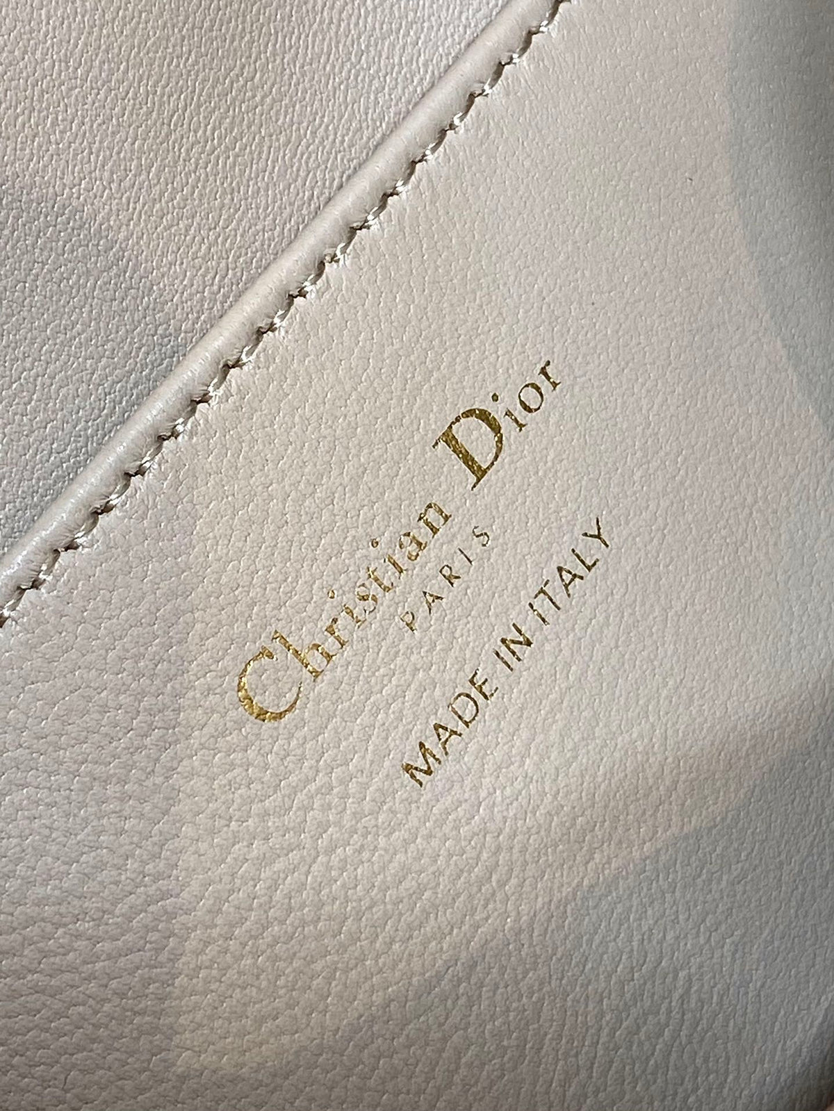 Dior Small 20 Caro Backpack in Almond Beige Macrocannage Lambskin