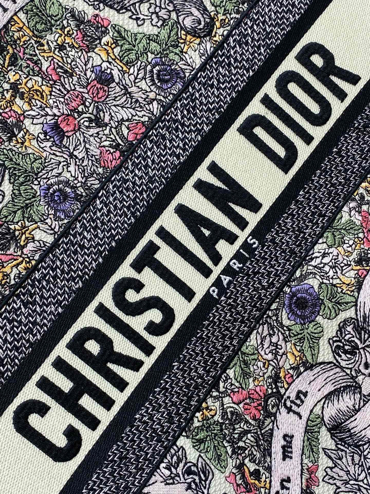 Dior Meidum 36 Book Tote in Colorful Canvas 226290