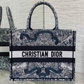 Dior Meidum 36 Book Tote in Black Canvas 226297