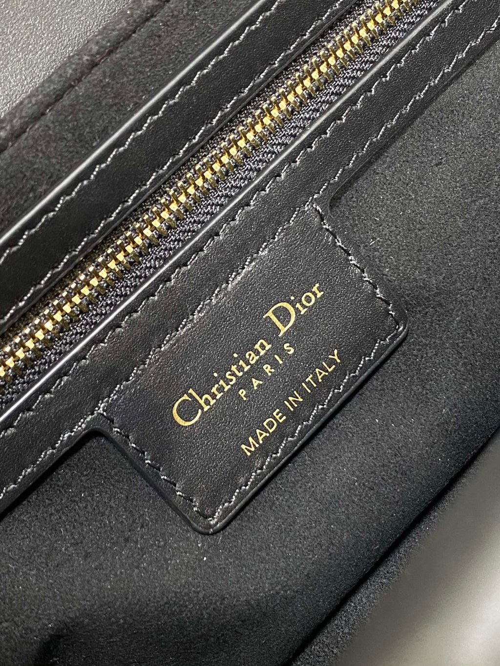 Dior Small 22 Jolie Top Handle Bag in Black Mix White Cannage Tweed
