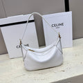 Celine Mini 19 Romy in White Supple Calfskin Bag