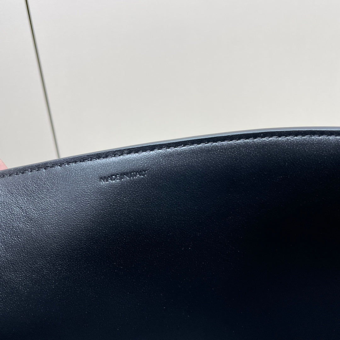 Celine Medium 28 Louise Bag in Black Smooth Calfskin