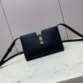 Celine Mini 18 Strap Pochette in Black Supple Calfskin Bag