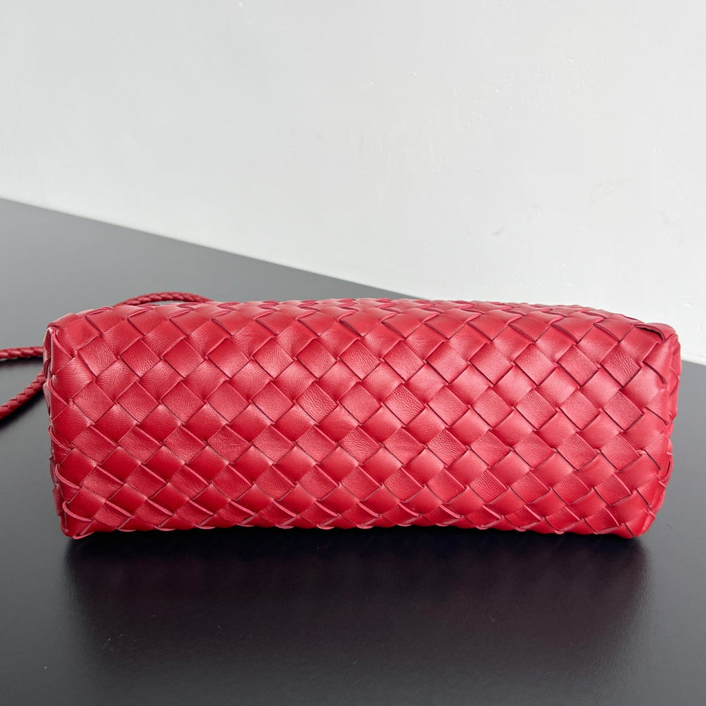 Bottega Veneta Small Andiamo 29 in Red Lambskin Bag