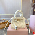 Tote 20 Bag in White Calfskin