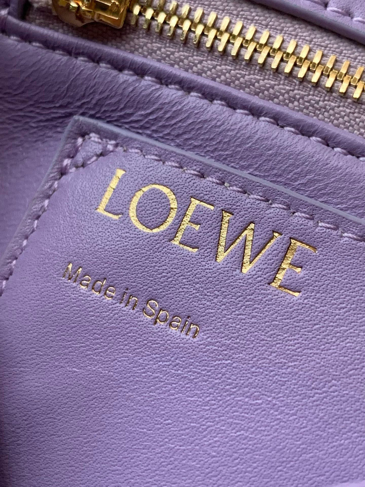 Loewe 25S Puffer Goya Bag 23 in Light Lavender Nappa Lambskin