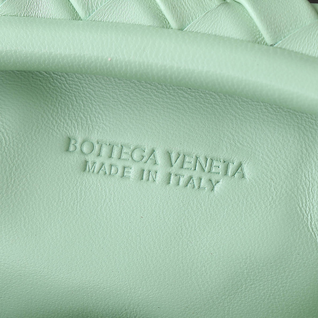 Bottega Veneta Teen Lauren 1980 with Chain 31.5 Light Green Leather Ghw Bag
