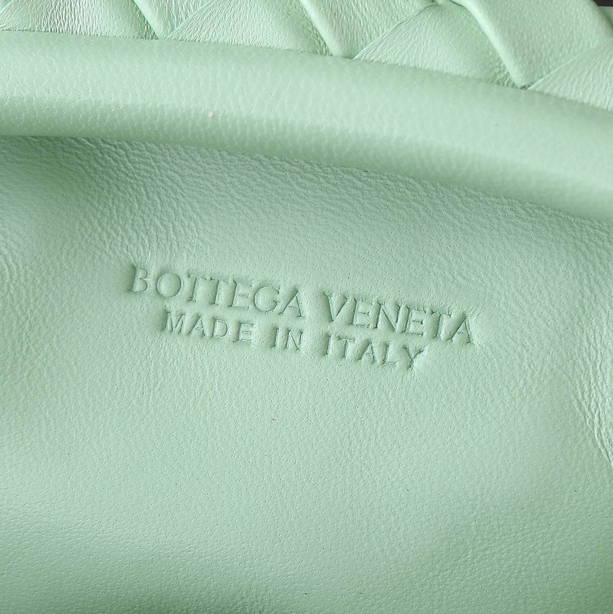 Bottega Veneta Teen Lauren 1980 with Chain 31.5 Light Green Leather Ghw Bag