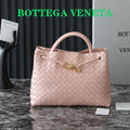 Bottega Veneta Medium Andiamo 32 in Light Pink Lambskin Bag