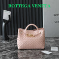 Bottega Veneta Small Andiamo 25 in Light Pink Lambskin Bag