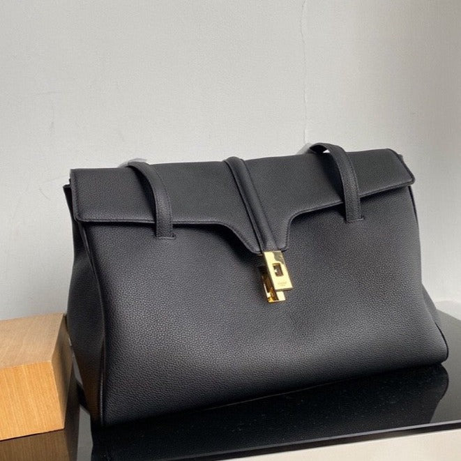Celine Medium Soft 32 Calfskin Black Bag