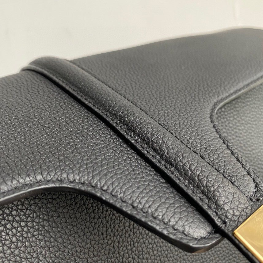 Celine Medium Soft 32 Calfskin Black Bag