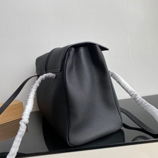 Celine Soft Bag 38 Calfskin Black