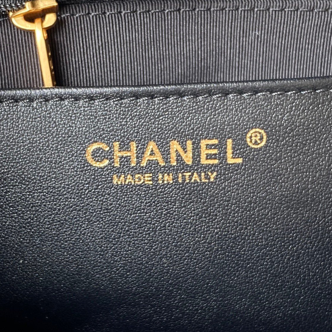 Chanel Small Flap Bag 20 in Black Lambskin Gold Hardware