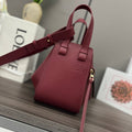 Loewe 20 Hammock Compact Bag in Burgundy Red Calfskin