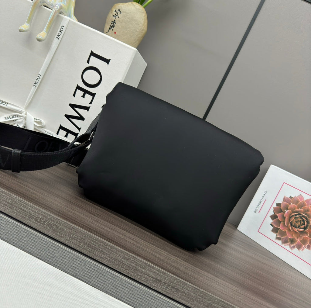 Loewe Mini Puffer Goya 23 Bag in Black Nappa Lambskin