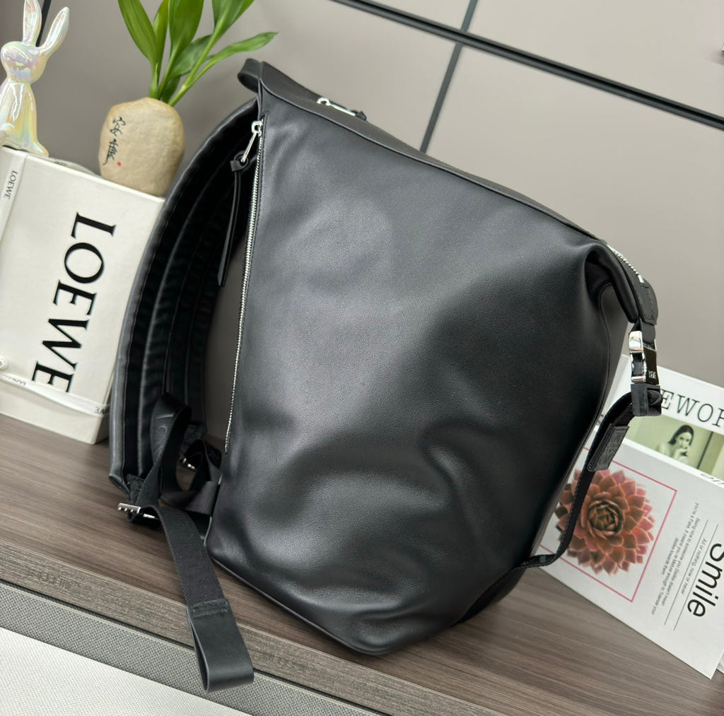 Loewe 41 Small Convertible Backpack in Black Classic Calfskin