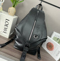 Loewe 41 Small Convertible Backpack in Black Classic Calfskin