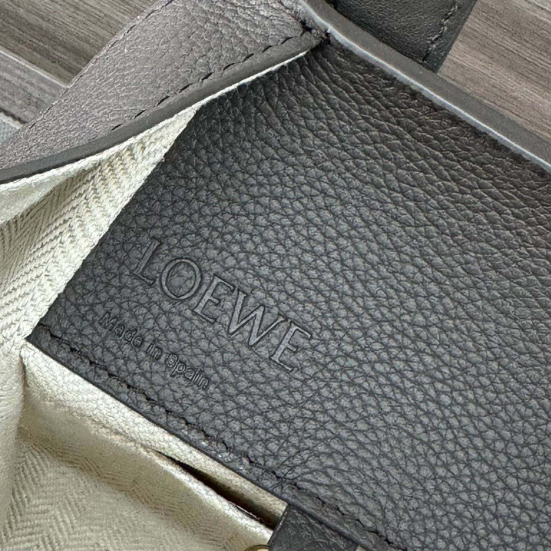 Loewe 20 Hammock Compact Bag in Umber Brown Calfskin