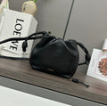 Loewe 23 Flamenco Purse Bucket in Black Lambskin