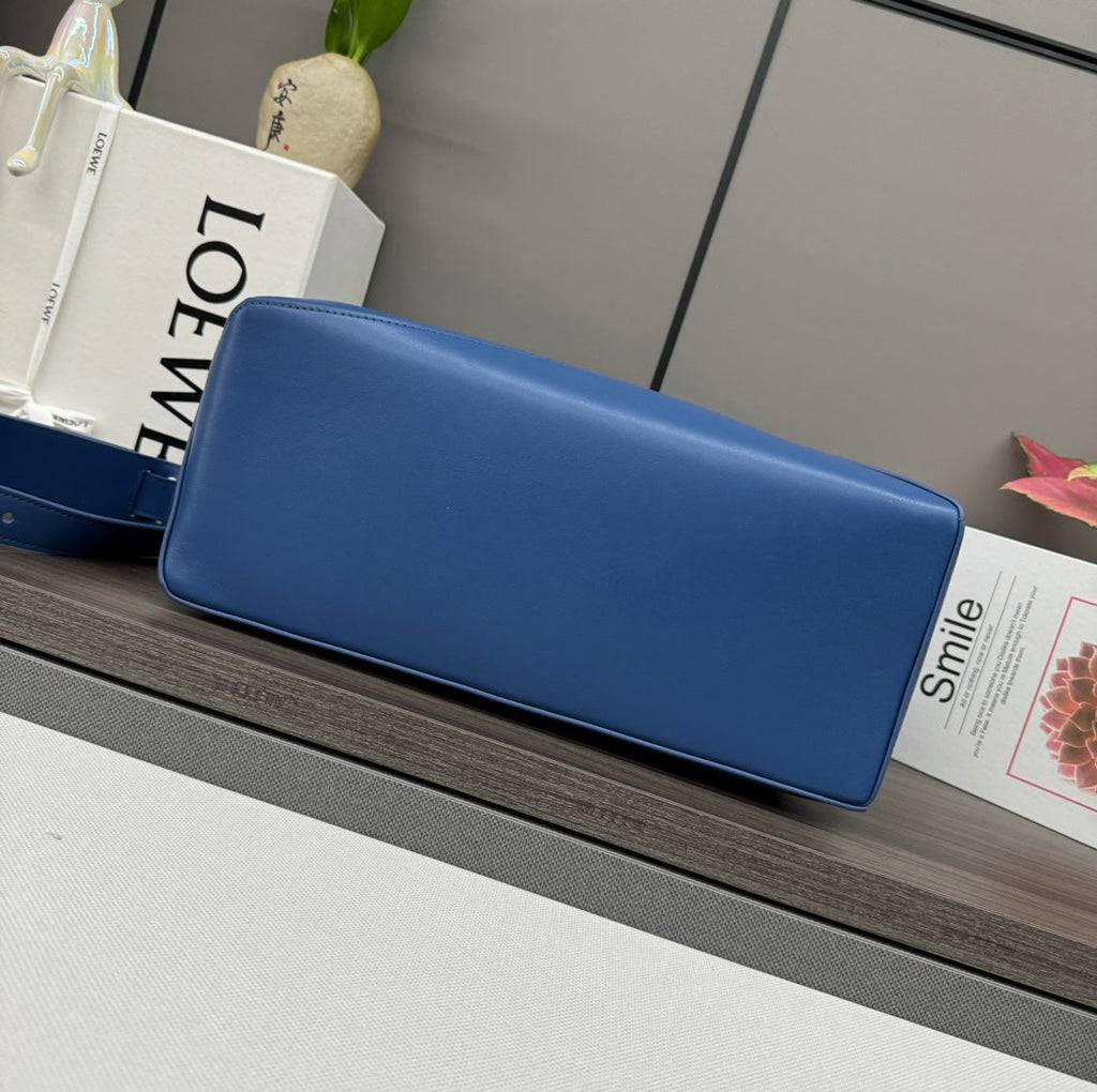 Loewe Puzzle 33 Bag in Cobalt Blue Calfskin