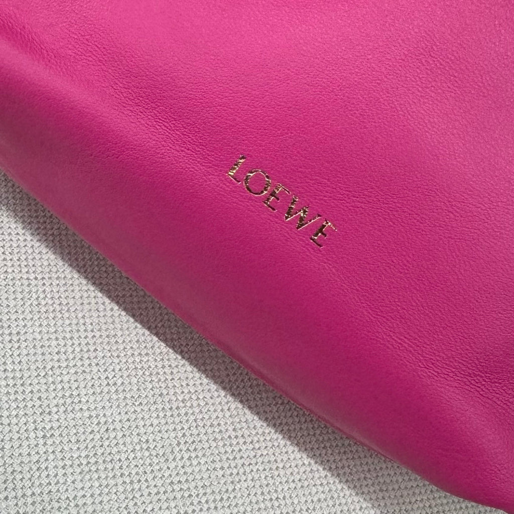 Loewe 23 Flamenco Purse Bucket in Fusica Pink Lambskin