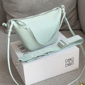 Loewe Luna Hobo 27 Bag in Sky Blue Calfskin