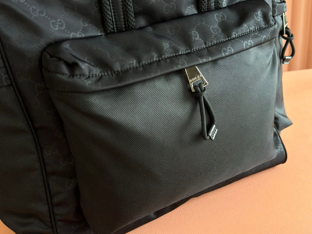 Gucci Nexus Large Tote Bag 40 in Black Nylon