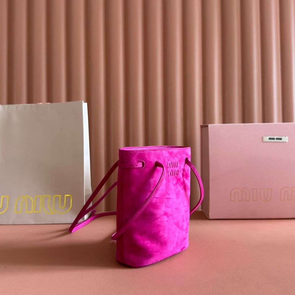Mini Tote Bag 17 Fuchsia in Nappa Calfskin