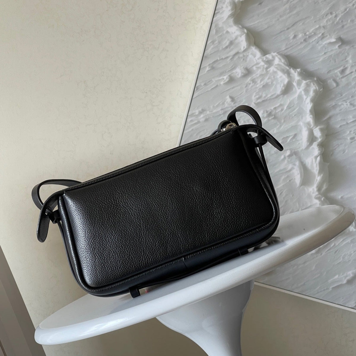 Fendi Simply Mini 22 in Black Grained Calfskin Bag