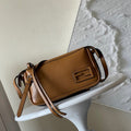 Fendi Simply Mini 22 in Bronze Brown Grained Calfskin Bag