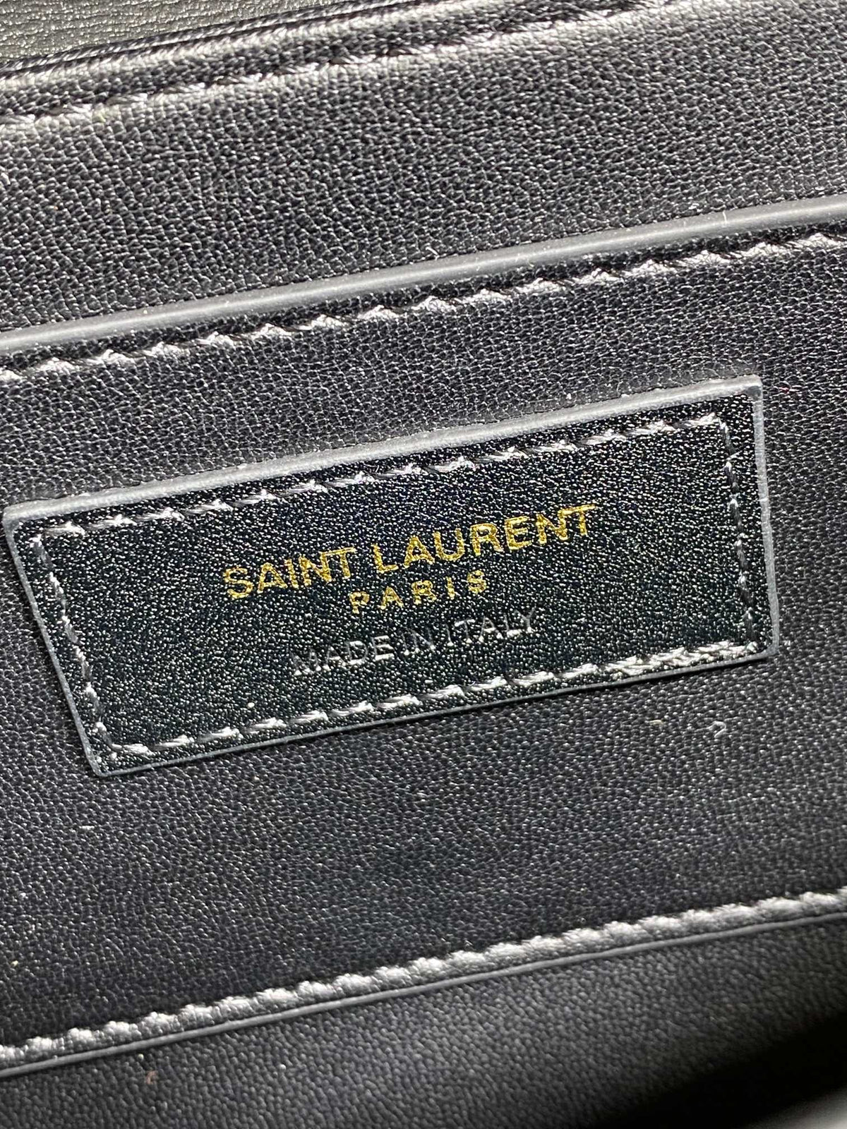 Solferino Small Satchel 19 in Black Calfskin Gold Hardware