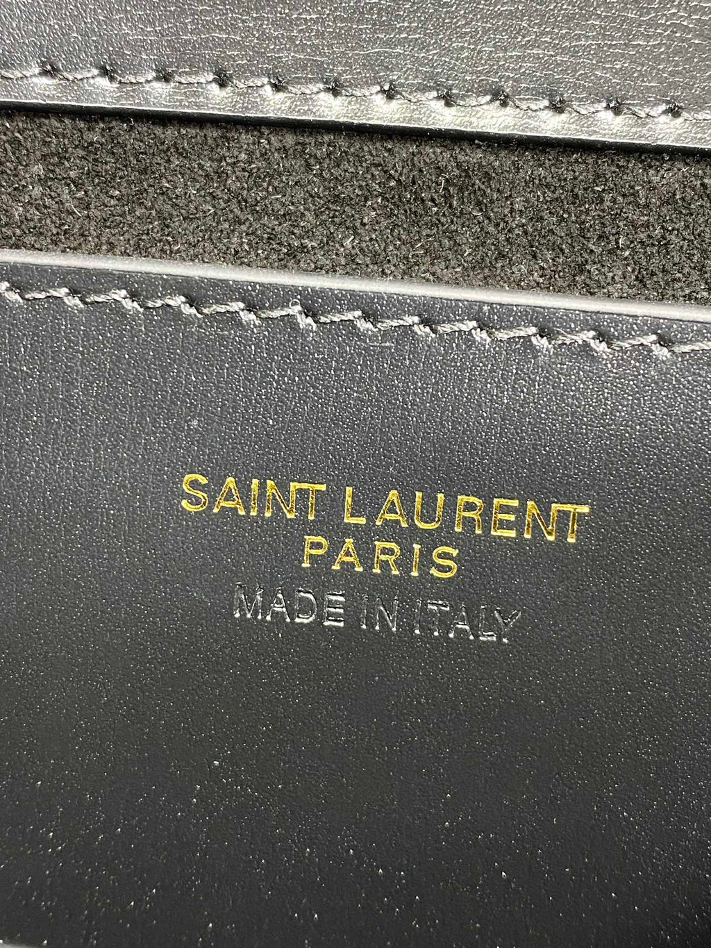 Saint Laurent Voltaire Top Handle in Box 21 in Black Calfskin Gold Hardware Bag