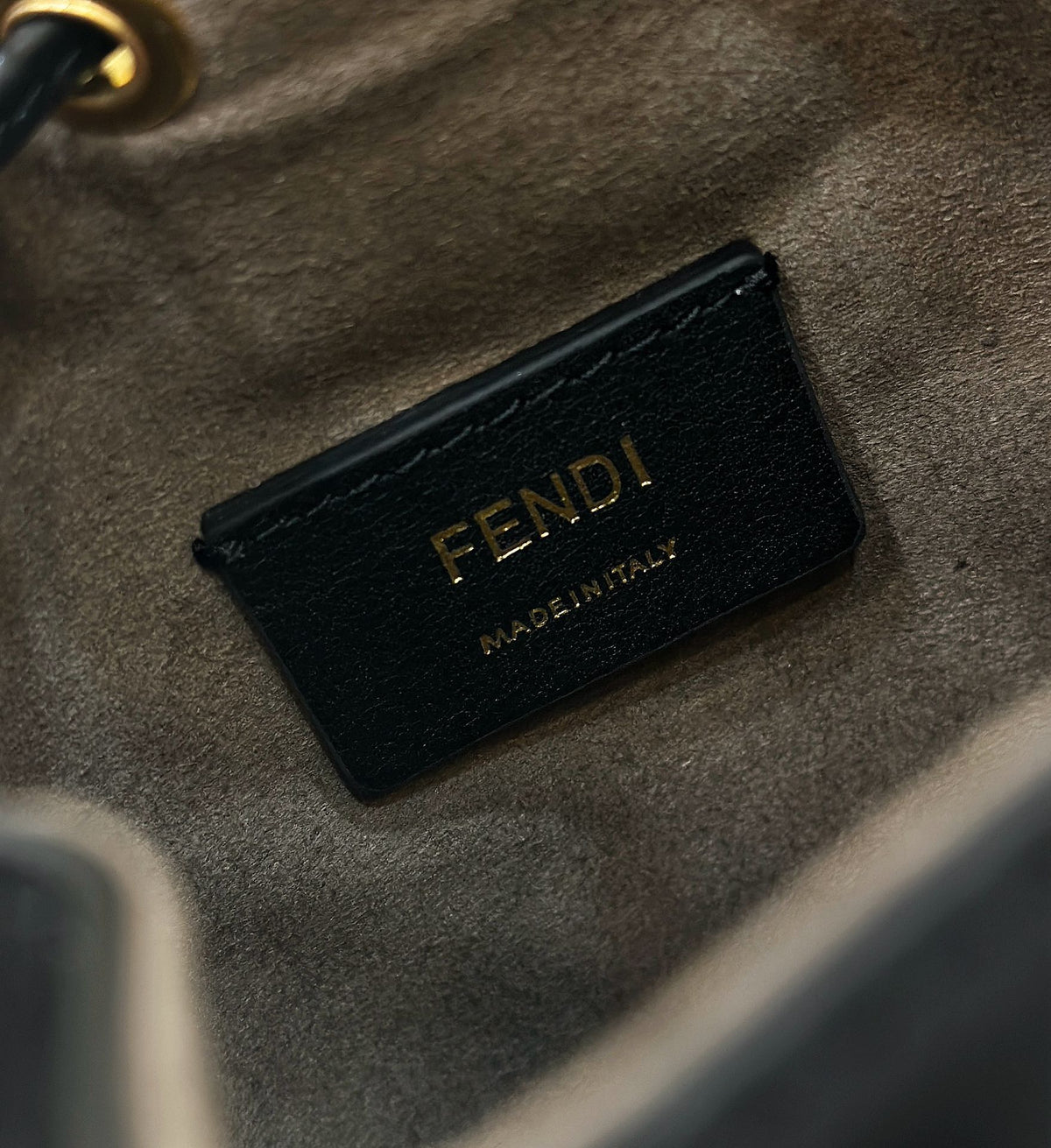 Fendi Mon Tresor 18 in Multicolor Canvas with Ff Motif Embroidered Bag