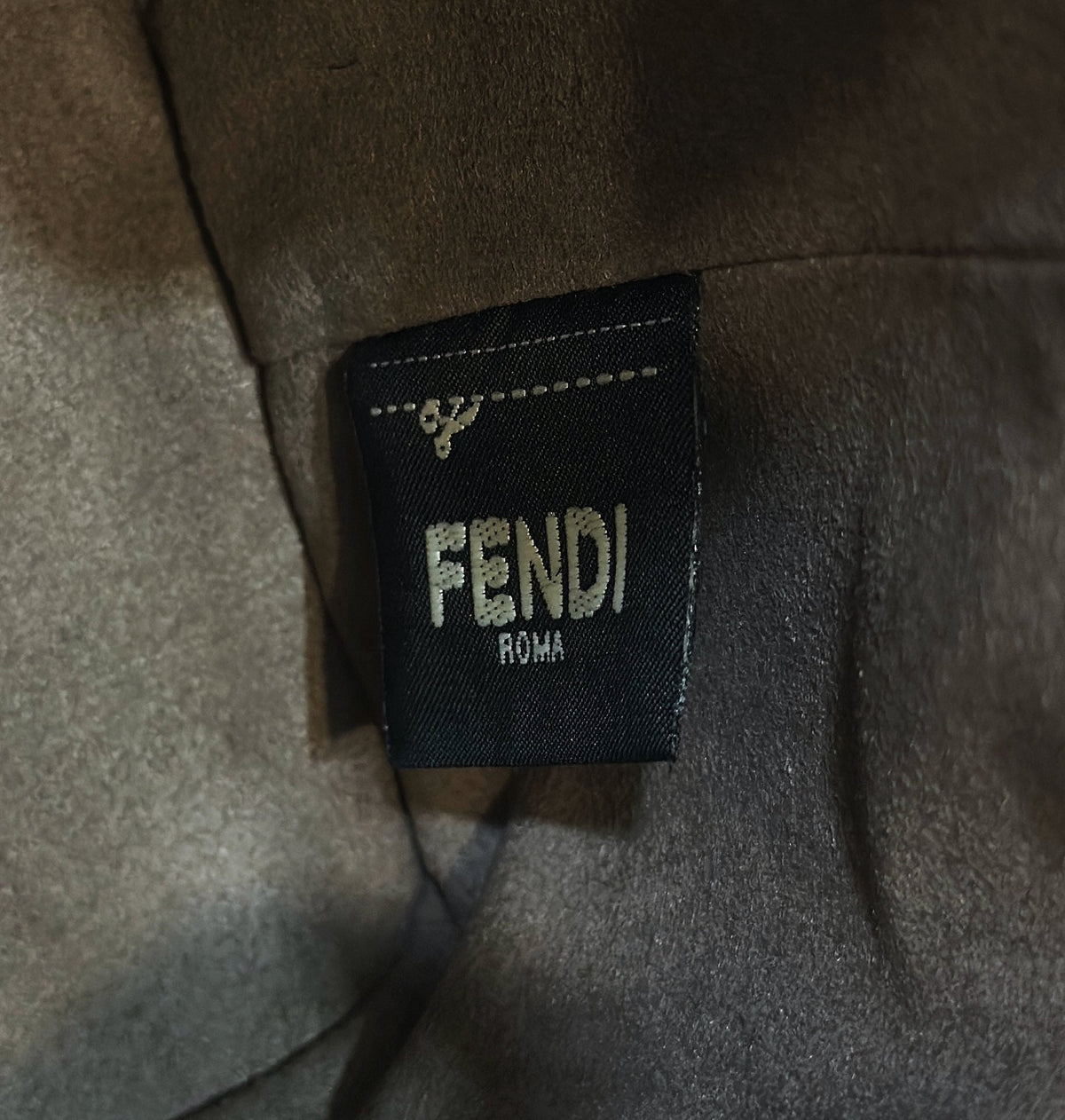 Fendi Mon Tresor 18 in Multicolor Canvas with Ff Motif Embroidered Bag