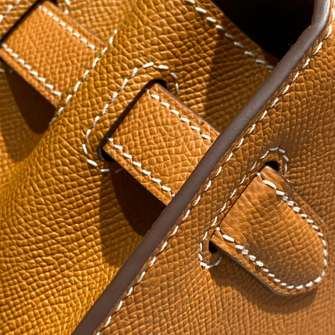 Hermes Kelly 28cm in Gold Epsom Calfskin Palladium Hardware Bag