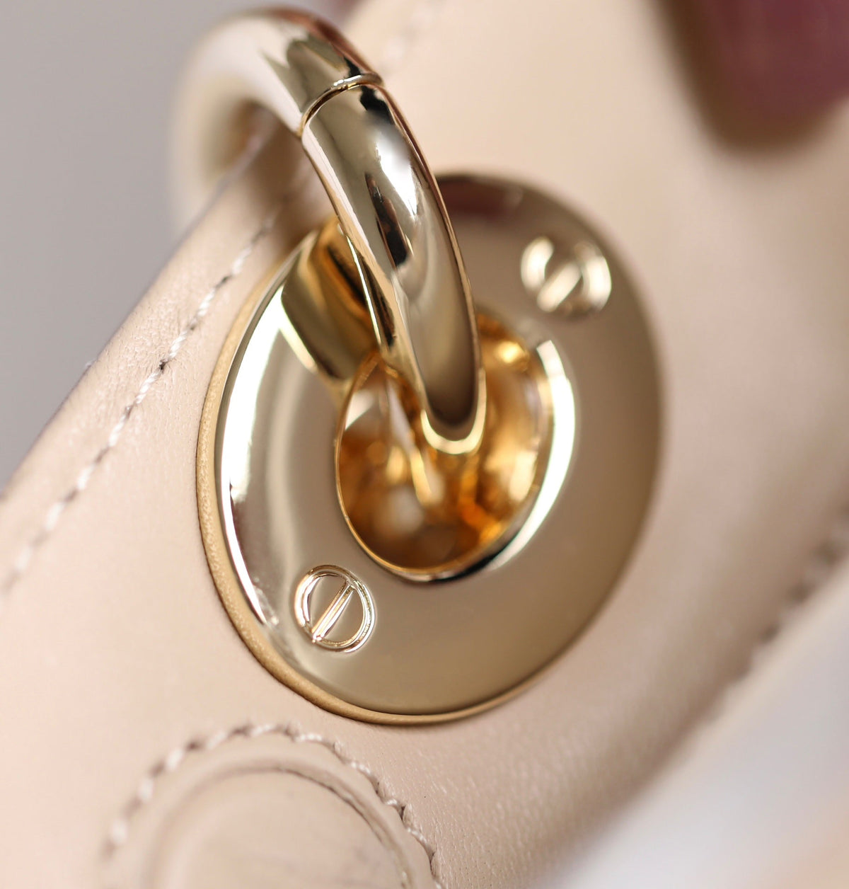 Dior Small Lady D-Joy 22 in Light Pink Lambskin Bag