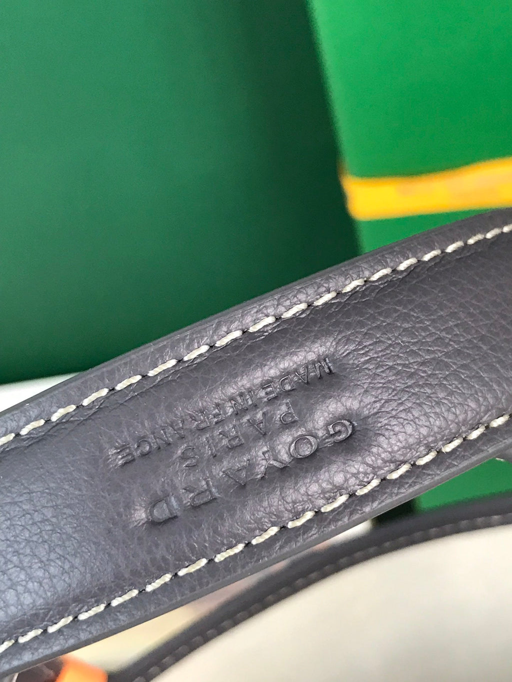 Goyard Small Belharra 24 in Gray Goyardine Canvas and Lambskin Bag