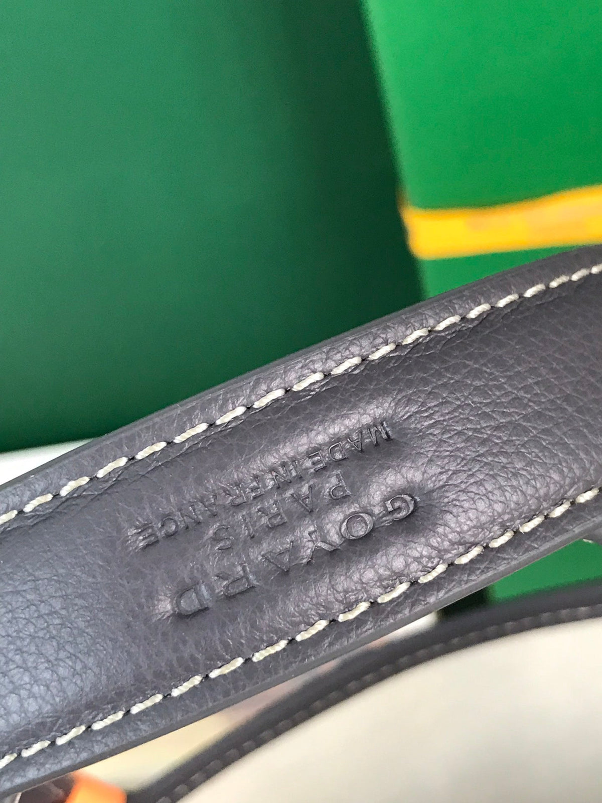 Goyard Small Belharra 24 in Gray Goyardine Canvas and Lambskin Bag