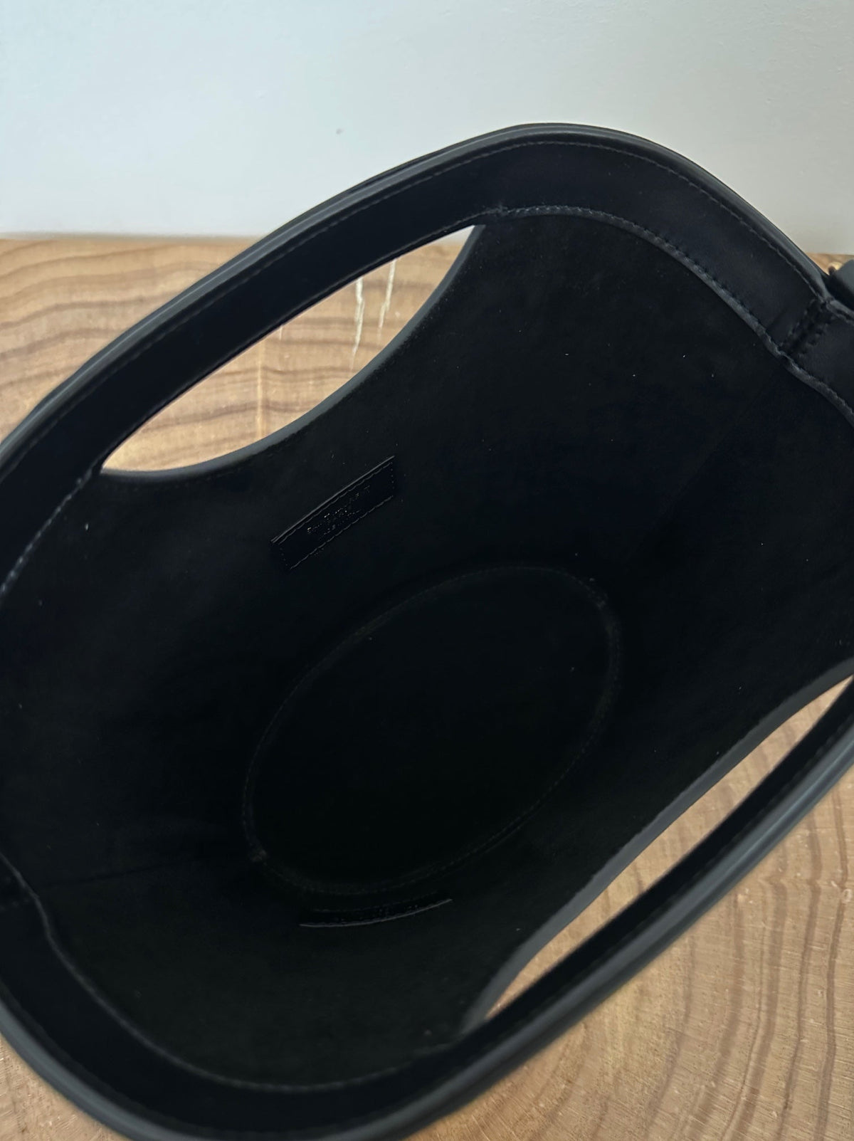 Saint Laurent Mini 29 Black Solf Calfskin Basket Bag
