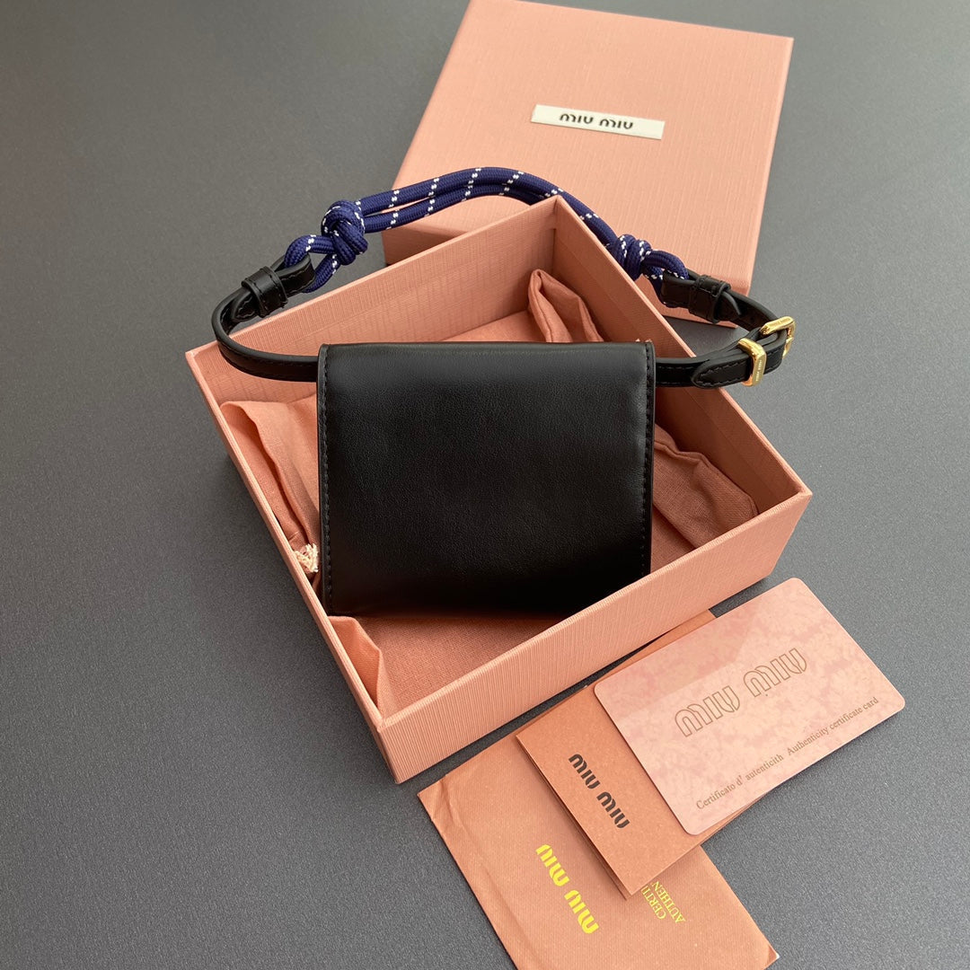 Micro Bag 11 in Black Smooth Calfskin