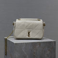 Saint Laurent 25S Jamie Mini 20 in Blanc Vintage Lambskin Gold Hardwre Bag