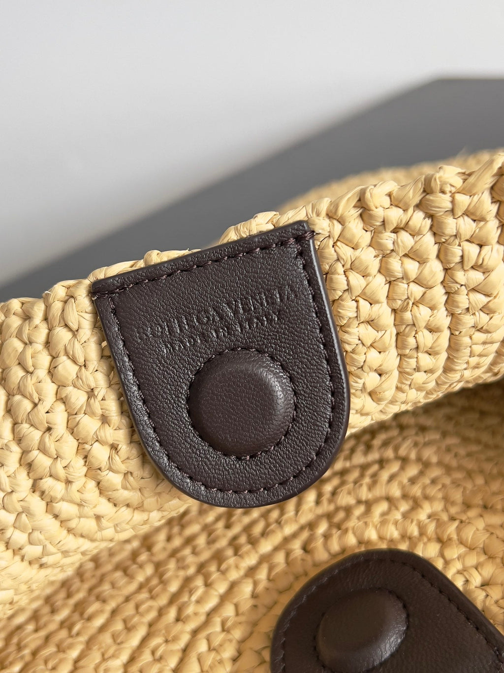 Bottega Veneta Sardine Chain 33 in Natural Raffia Bag